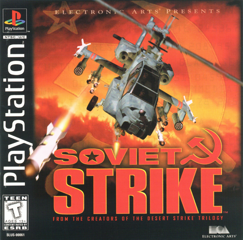 Soviet Strike box art for Playstation